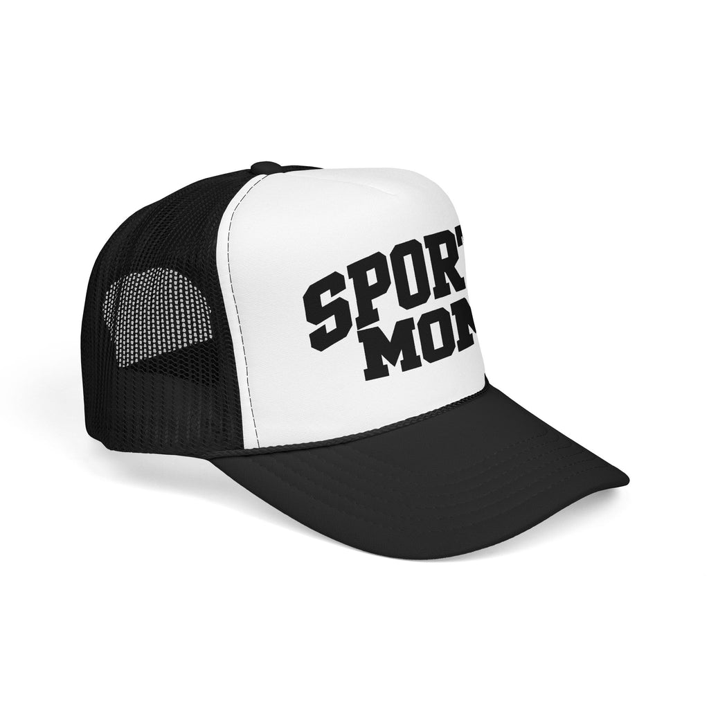 Sports Mom Trucker Hat - Foam Mesh Cap for Game Day, Cheer Moms & Athletic Parents
