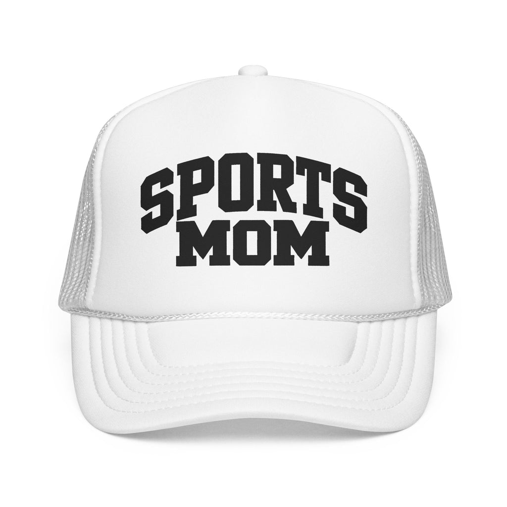 Sports Mom Trucker Hat - Foam Mesh Cap for Game Day, Cheer Moms & Athletic Parents