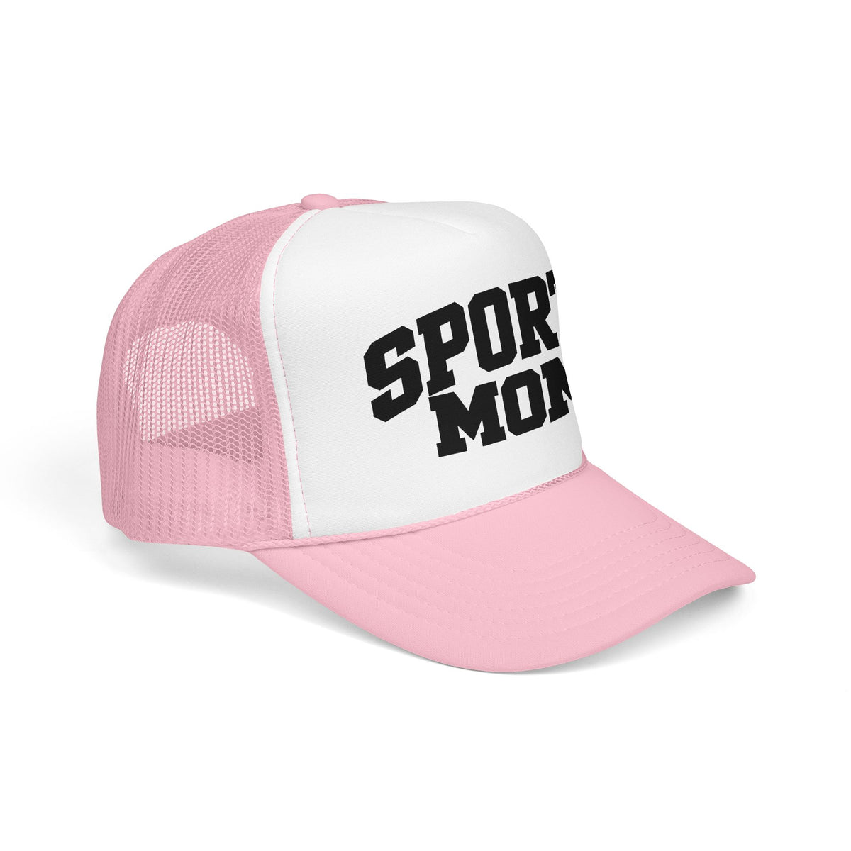 Sports Mom Trucker Hat - Foam Mesh Cap for Game Day, Cheer Moms & Athletic Parents