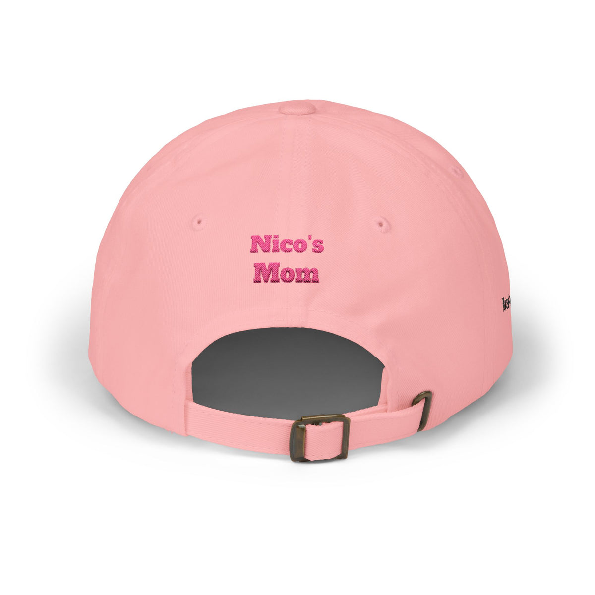 Sports Mama Dad Cap — Pink Retro Embroidered Baseball Hat