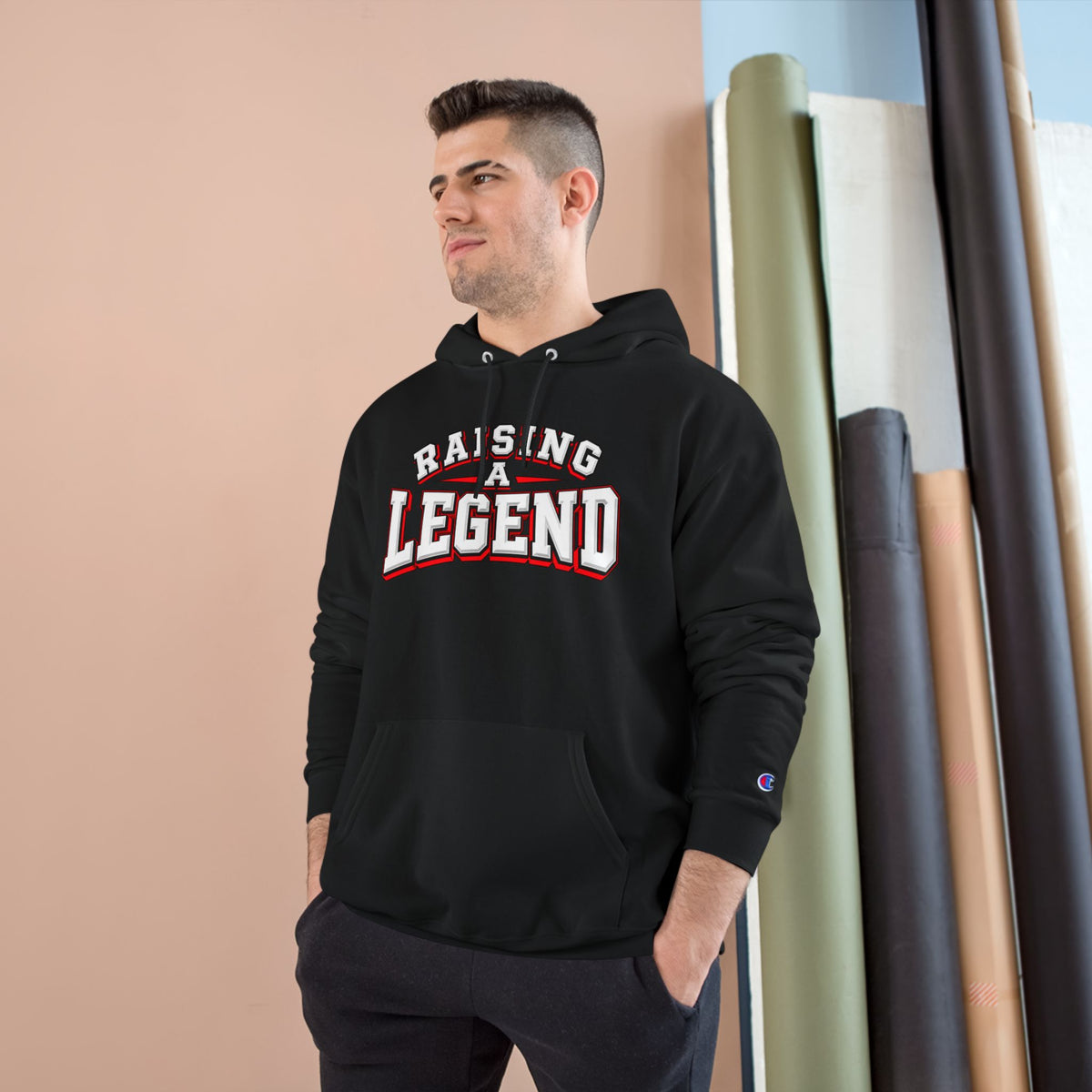 Raising a legend hoodie