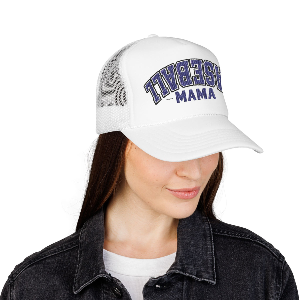 Baseball Mama Trucker Hat